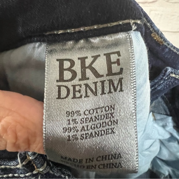 BKE Jake Straight Leg Jeans Men 32S 32 X 32 Dark Blue Preppy - Picture 9 of 16